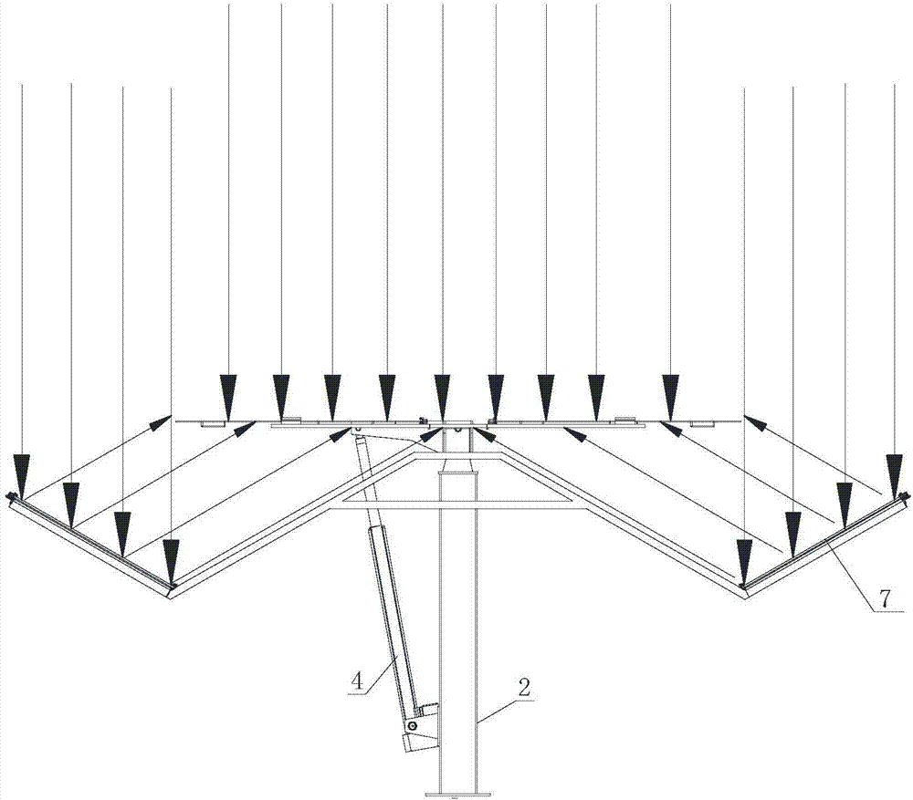 一种双面发电的平单轴跟踪光伏支架的制作方法与工艺
