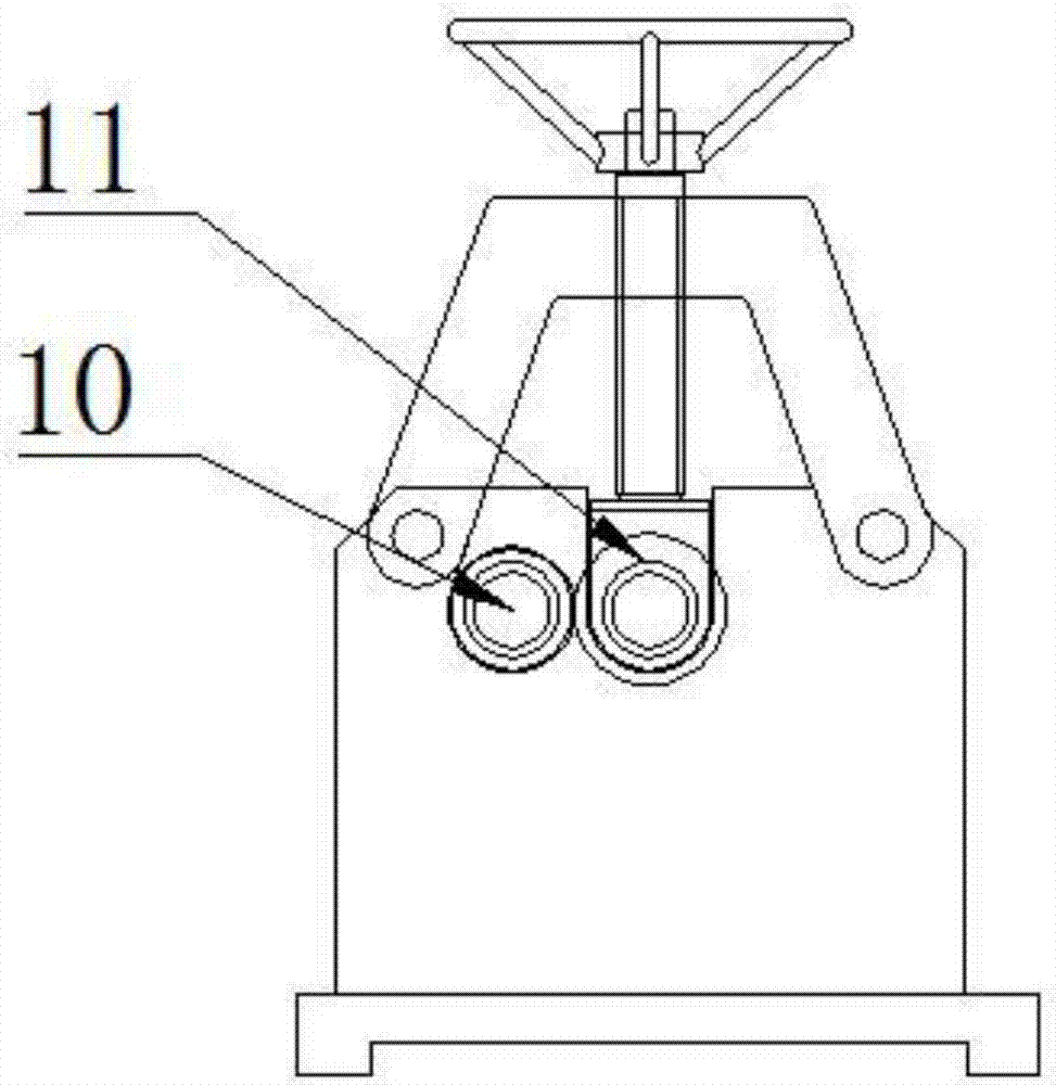 一种用于离心泵蜗壳的成型装置的制作方法