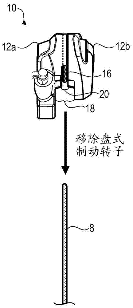 帶有制動墊間隔件的自行車盤式制動卡鉗的制作方法與工藝