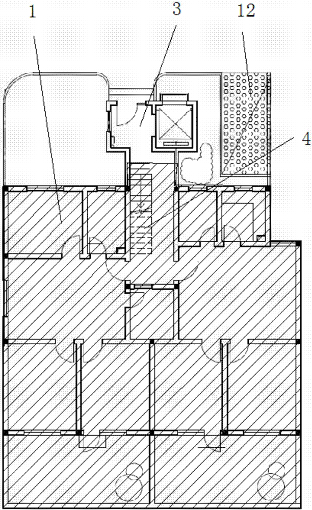 一种既有建筑加层增设电梯结构及其商业模式的制作方法与工艺