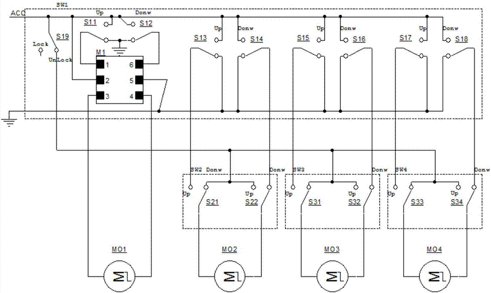 2線式一體化汽車(chē)電動(dòng)門(mén)窗防夾電機(jī)的制作方法與工藝