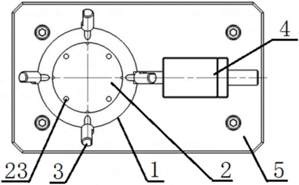 一种同步器齿轮孔位置度检测装置的制作方法