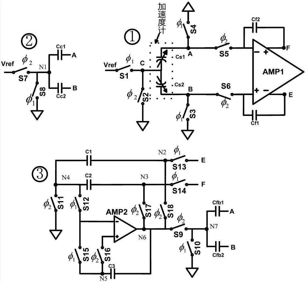 一种用于数字加速度计基础电容补偿电路的制作方法与工艺