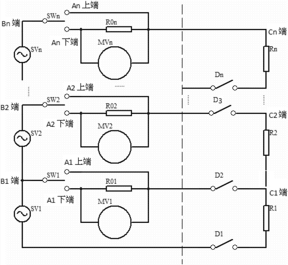 一種電池管理測(cè)試系統(tǒng)的被動(dòng)均衡電路及其測(cè)試方法與流程