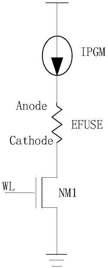 一種采用電流編程的電子可編程熔絲電路結(jié)構(gòu)的制作方法與工藝