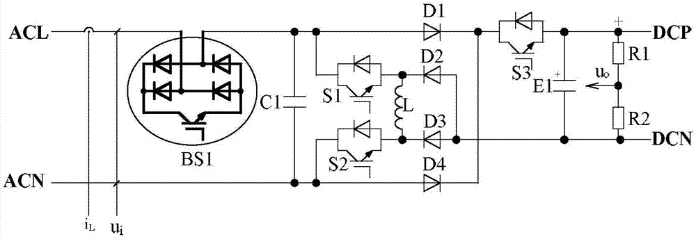 一种基于IGBT模块的单电感无桥APFC电路的制作方法与工艺