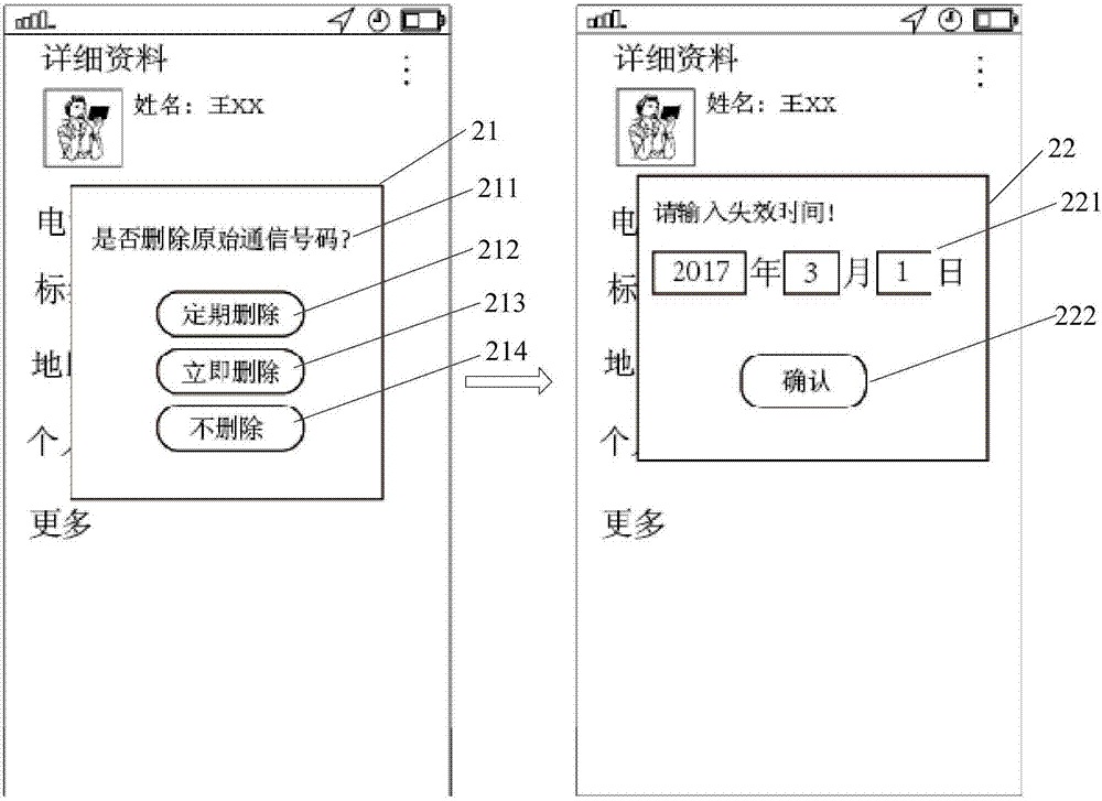 刪除聯(lián)系人號(hào)碼的方法及裝置與流程