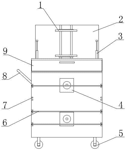 便攜式主分站調(diào)試工作臺的制作方法與工藝