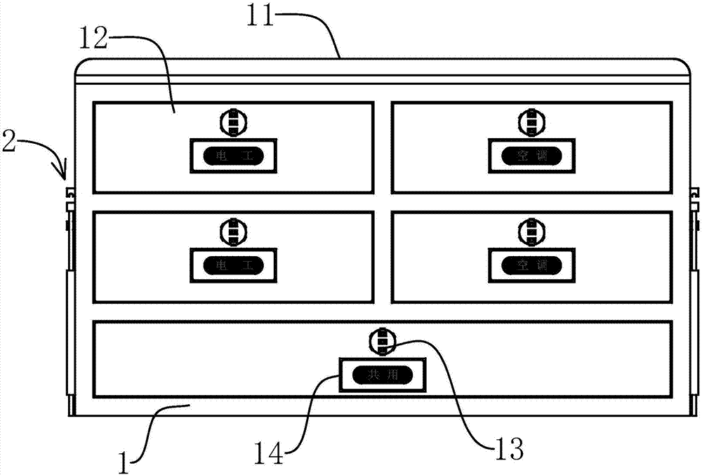 一種潛艇用多層工具箱的制作方法與工藝