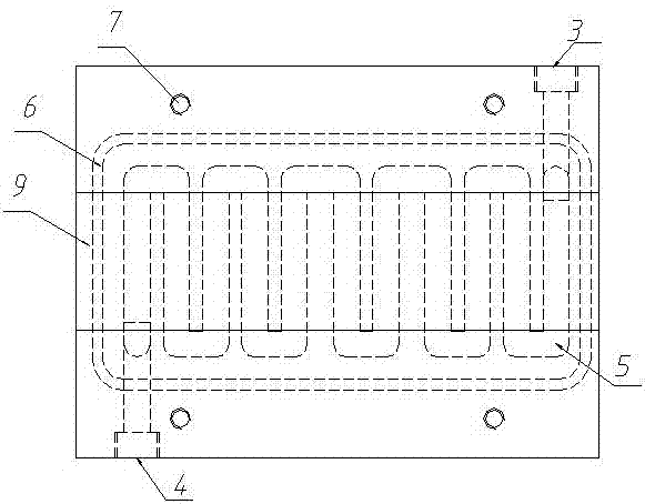 木塑或發泡擠出模具用的冷卻裝置的制作方法