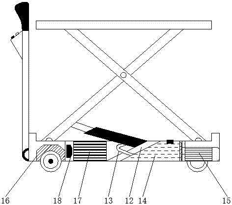 一種可升降電動(dòng)物流運(yùn)輸機(jī)的制作方法與工藝