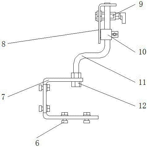 一种粗纱机用光电安装固定支架的制作方法与工艺