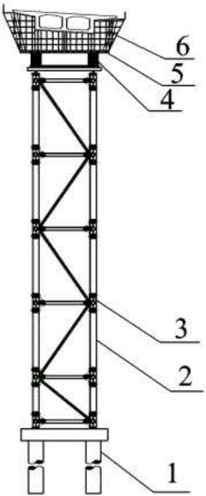 一种可变弧桥梁落地支架装置的制作方法