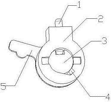 一種內(nèi)置電機裝置的鎖體結(jié)構(gòu)的制作方法