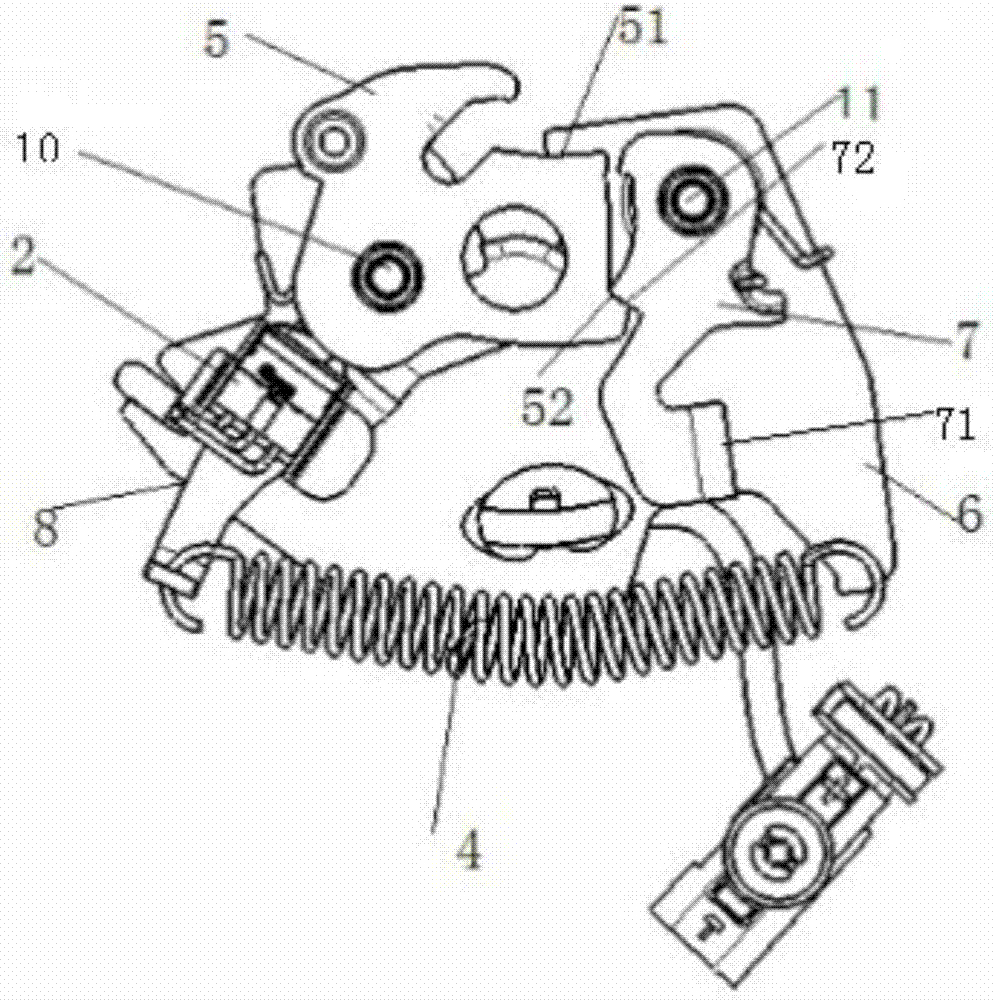 一種新型汽車引擎蓋鎖的制作方法與工藝