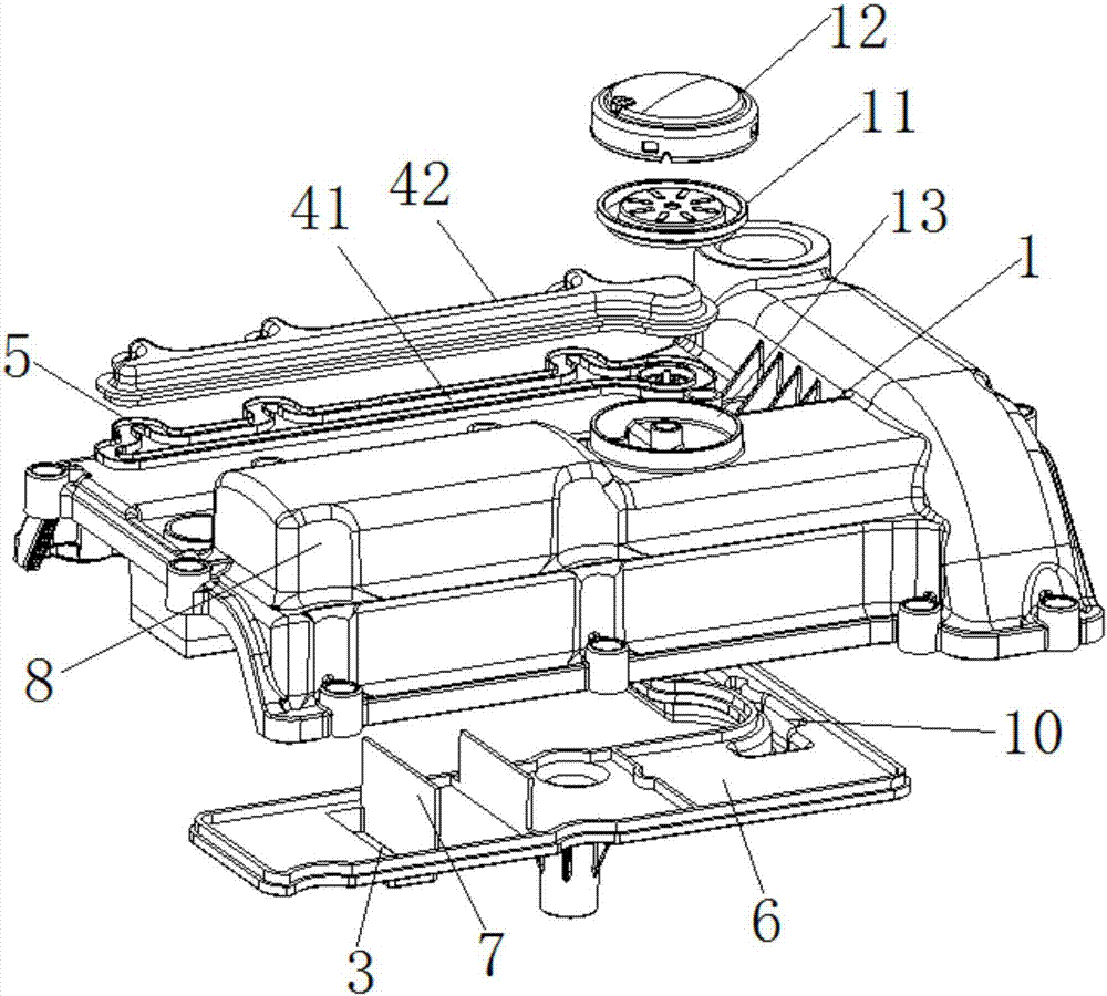 氣缸蓋罩總成及汽車發(fā)動機(jī)的制作方法與工藝