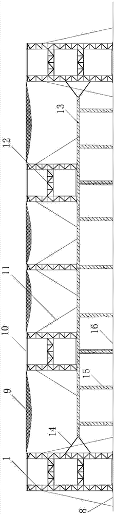 屋盖钢桁架滑移拼装施工平台结构的制作方法与工艺