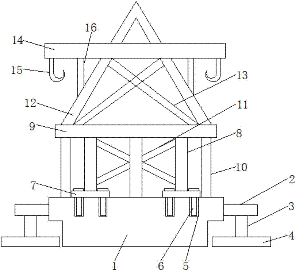 一種抗壓性強(qiáng)的電線塔的制作方法與工藝