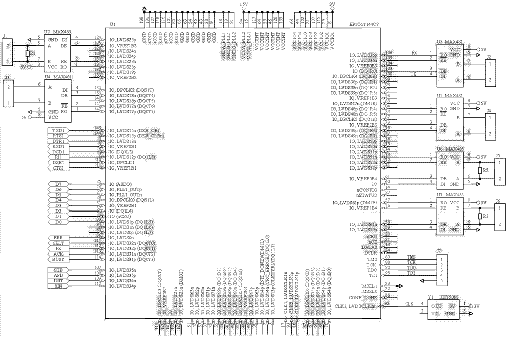 基于CPCI總線的RS422和RS485通信板的制作方法與工藝