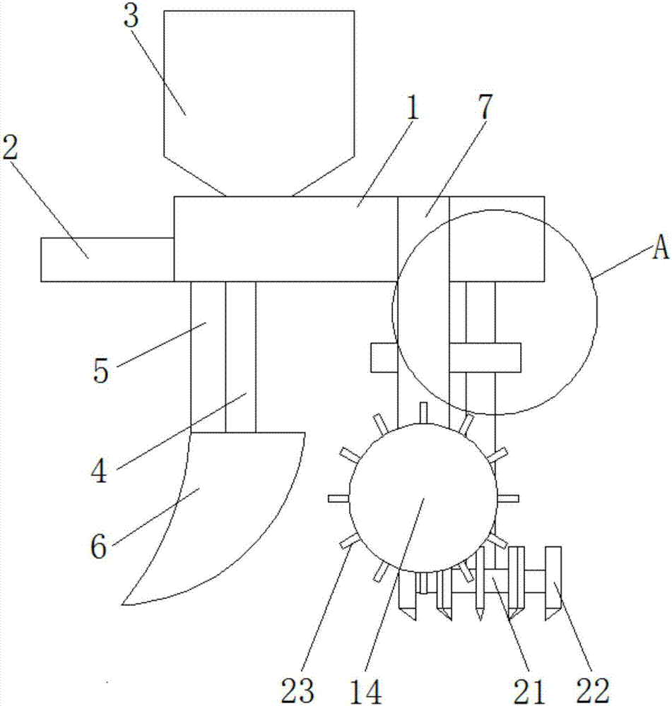 一種具有混合機(jī)構(gòu)的智能施肥裝置的制作方法