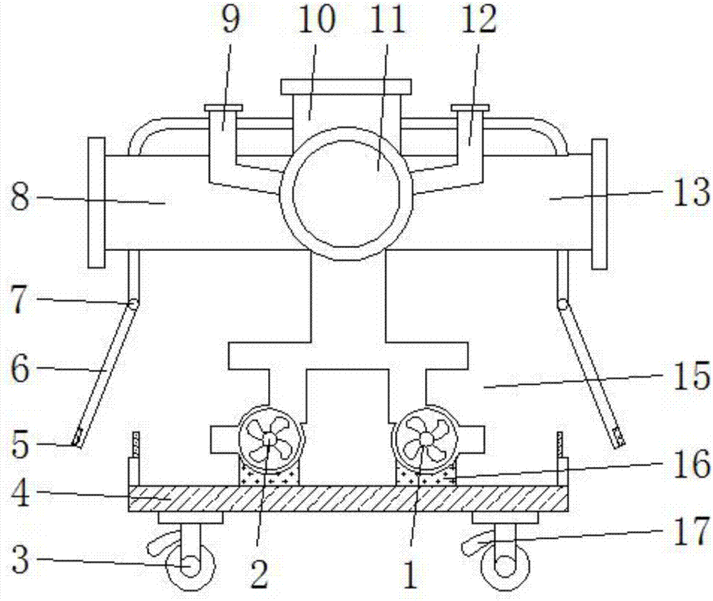 一種畜牧用熱風加溫機的制作方法與工藝