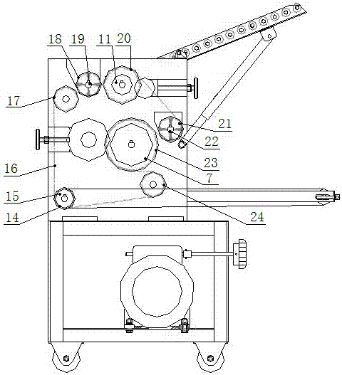 一种包子皮机传动机构的制作方法与工艺