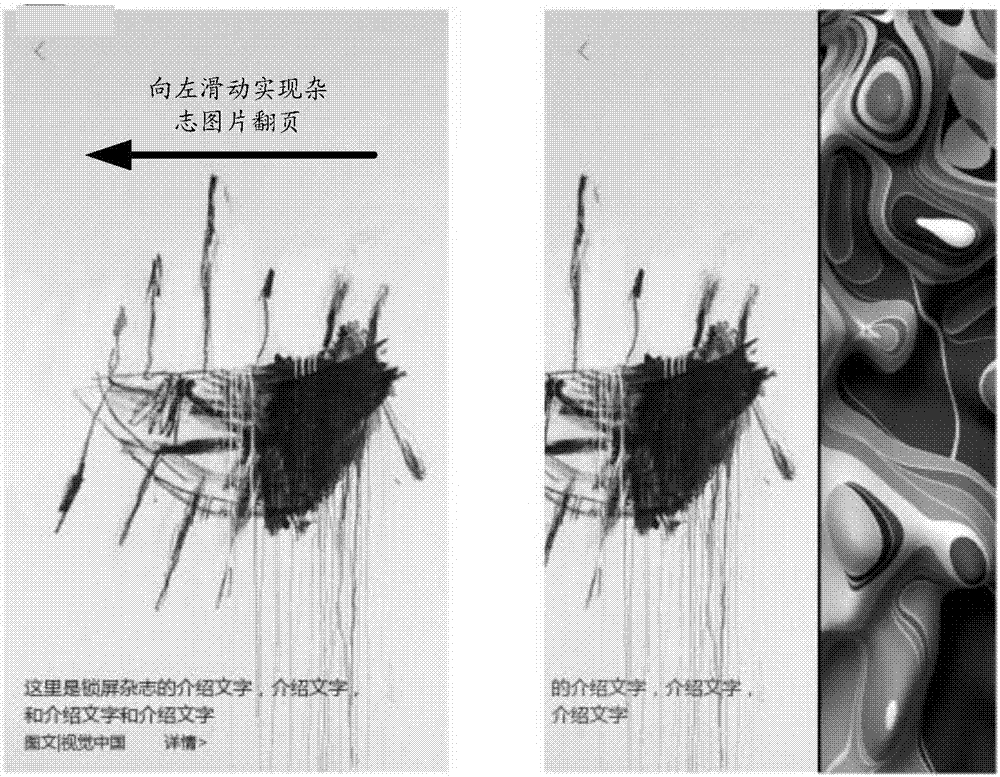 一種鎖屏雜志播放方法及移動(dòng)終端與流程