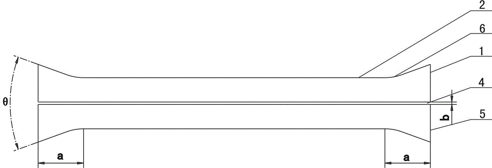 一种采用导模法生长蓝宝石晶体的导模板的制作方法与工艺