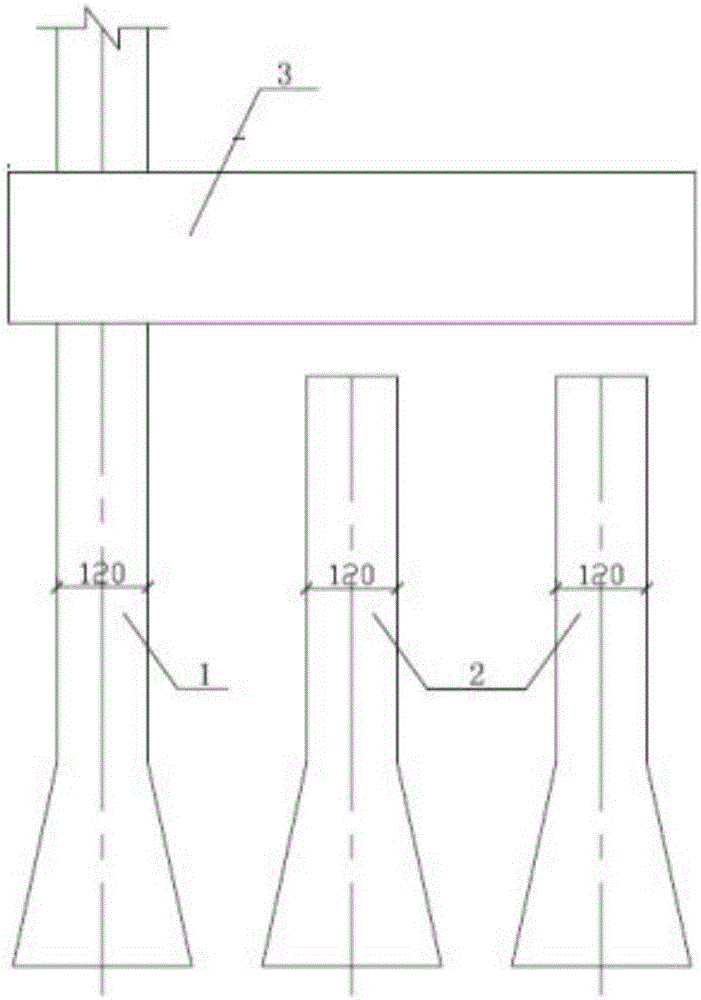 桩基托换中基桩与承台的连接结构和连接方法与流程