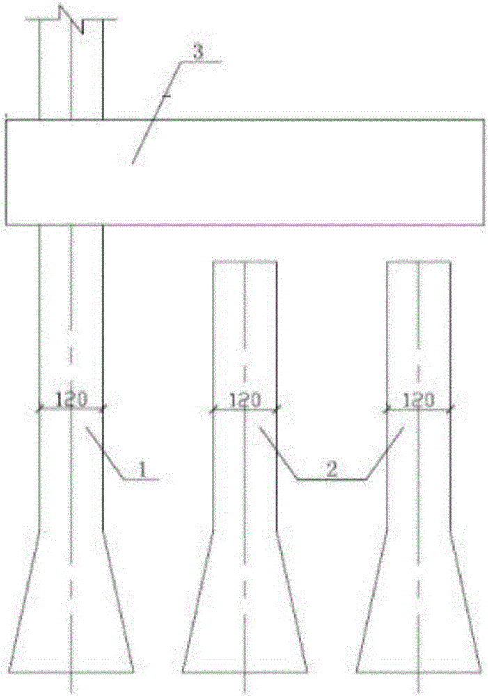 樁基托換中基樁與承臺的連接結(jié)構(gòu)和連接方法與流程
