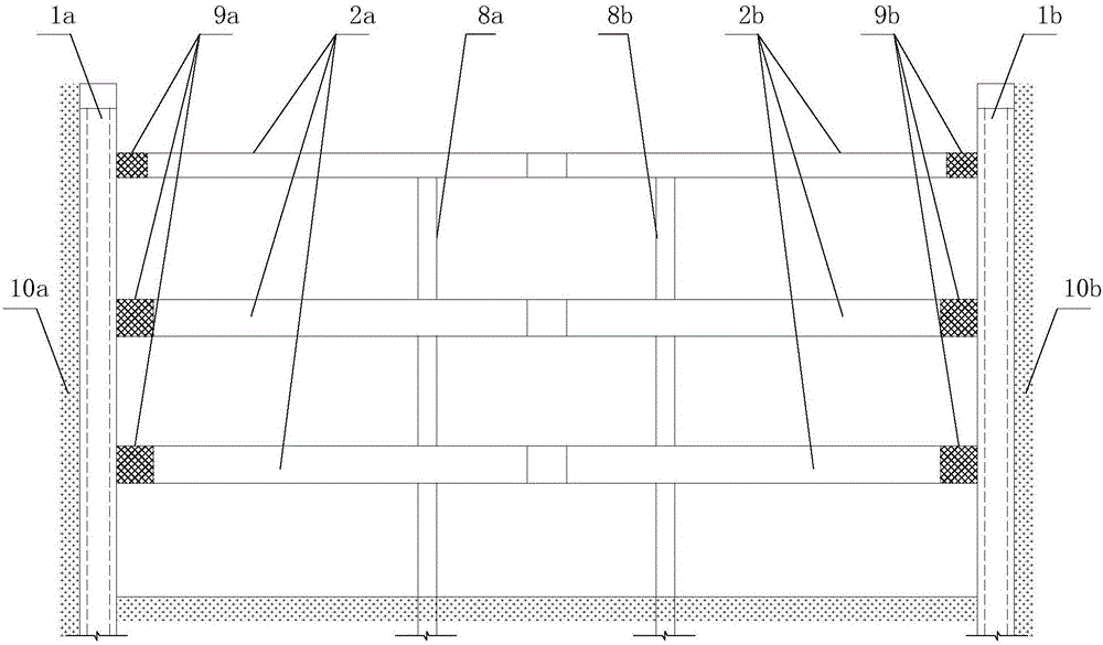 一種基坑內(nèi)支撐支護(hù)結(jié)構(gòu)傳力途徑的轉(zhuǎn)換結(jié)構(gòu)及轉(zhuǎn)換方法與流程