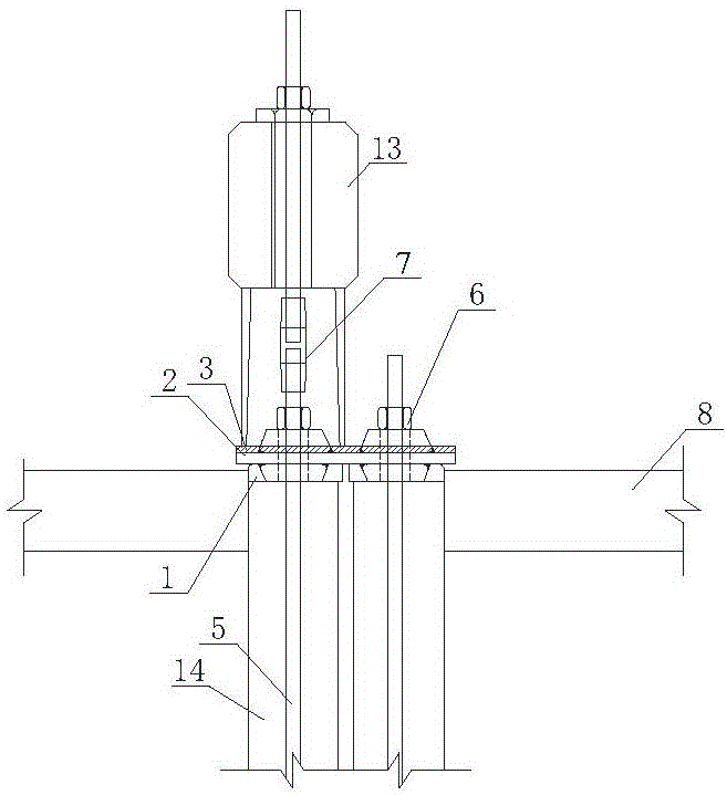 一种钢结构模块化建筑拉杆式预应力连接方法与流程
