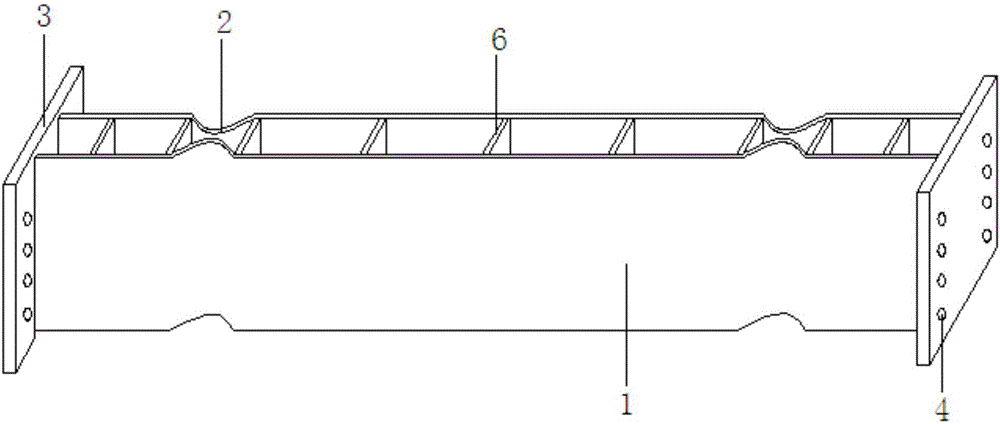 用于复杂不规则结构建筑的连接钢梁及其连接方法与流程