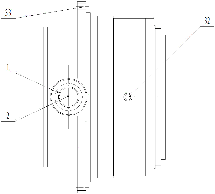 一種帶制動器的貫通軸錐齒行星輪邊減速器的制作方法與工藝