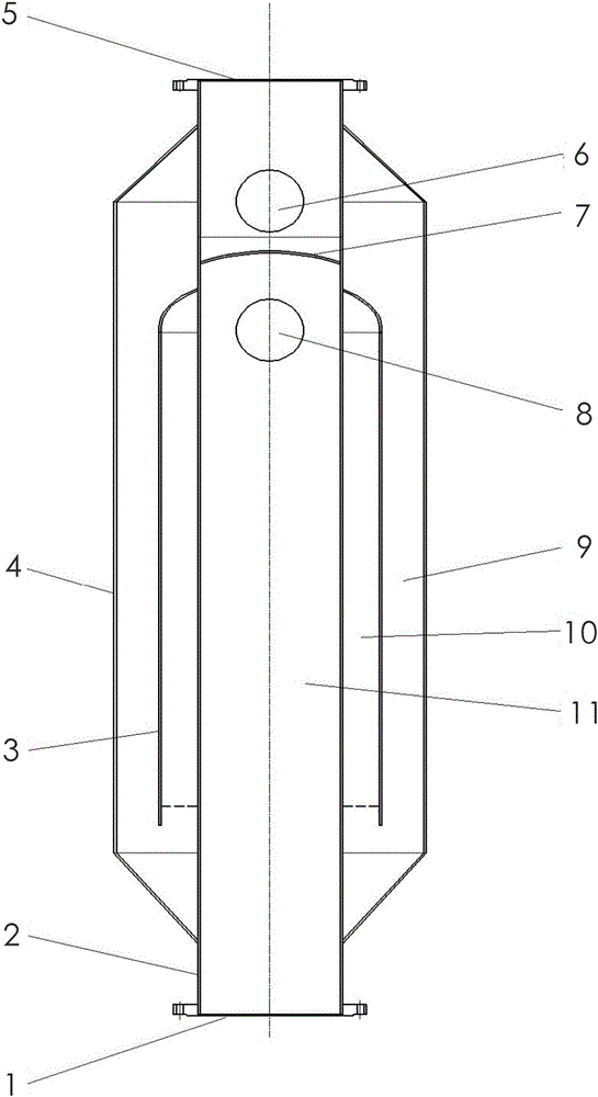 主筒连续式高架火炬分子密封器的制作方法与工艺