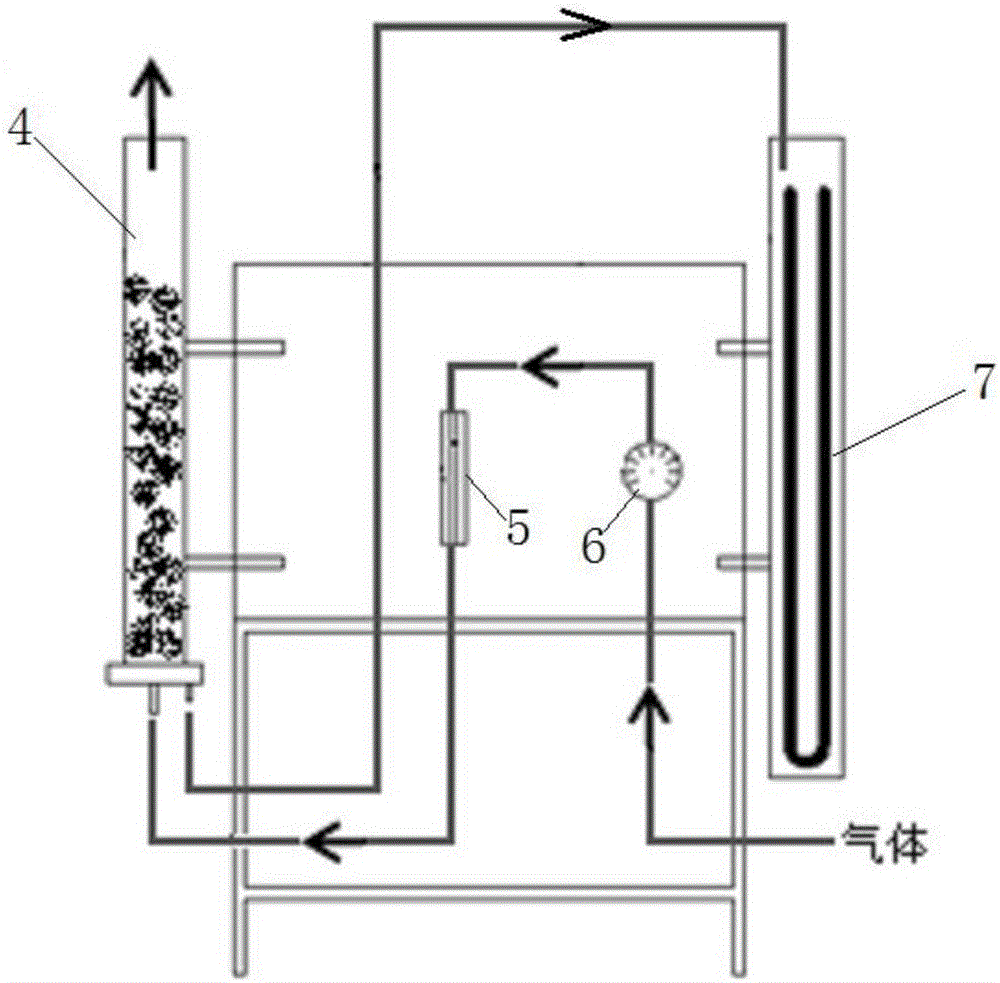 一种COREX熔融气化炉内料柱透液性指数的测定方法与流程