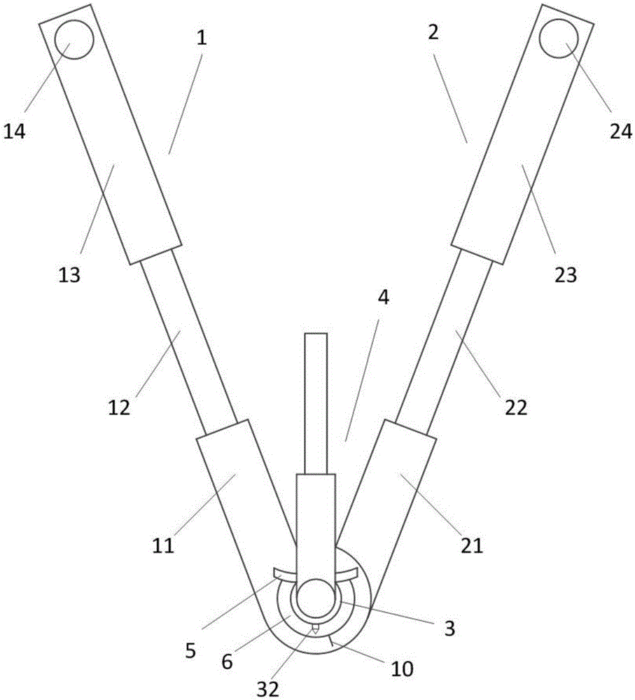 一种折叠式膜片弹簧测量装置的制作方法