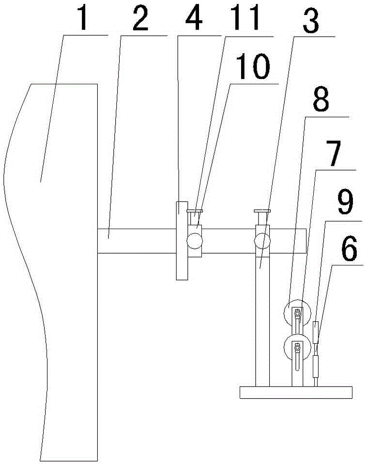 一種束絲機(jī)的多排導(dǎo)向裝置的制作方法