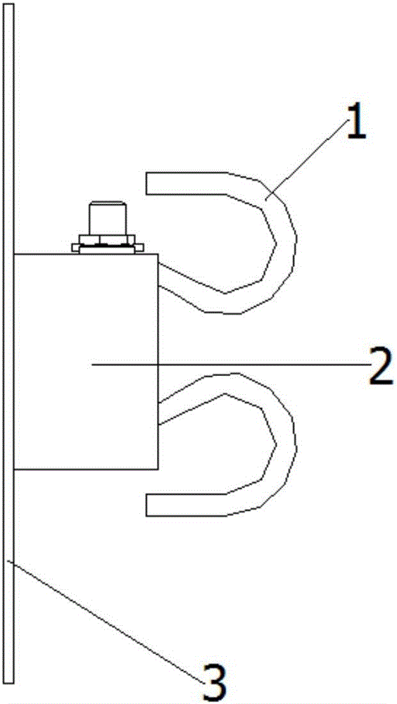 一种导电夹和软连接的装配工装的制作方法与工艺