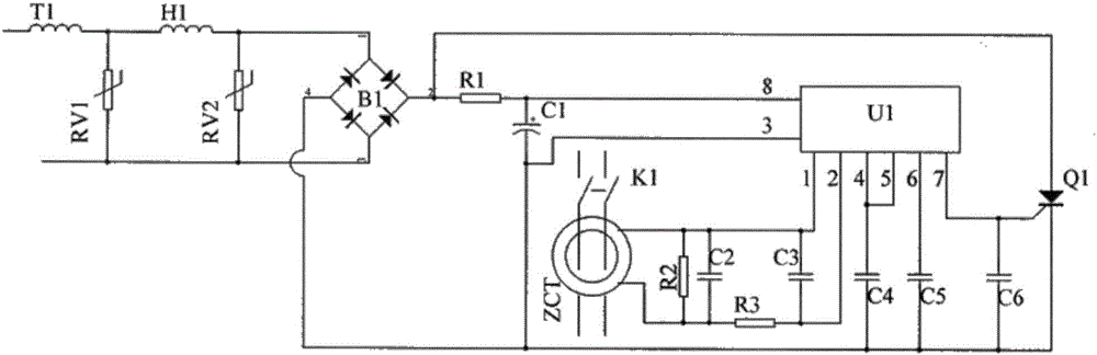 一種能抗超高浪涌電壓的漏電保護(hù)開關(guān)的制作方法與工藝