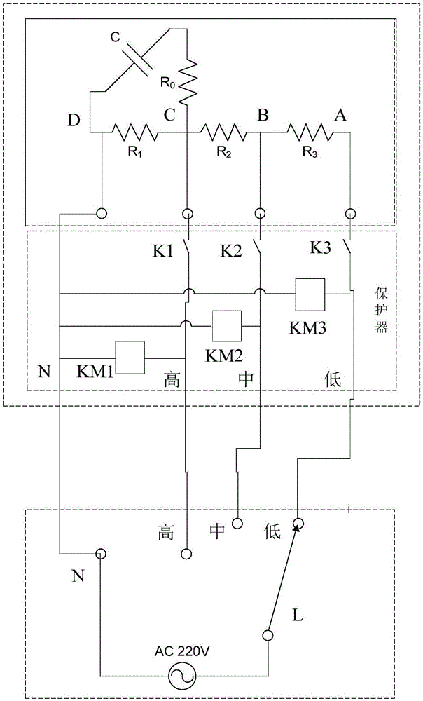 保護(hù)器、交流風(fēng)機(jī)控制電路和水機(jī)末端設(shè)備的制作方法與工藝