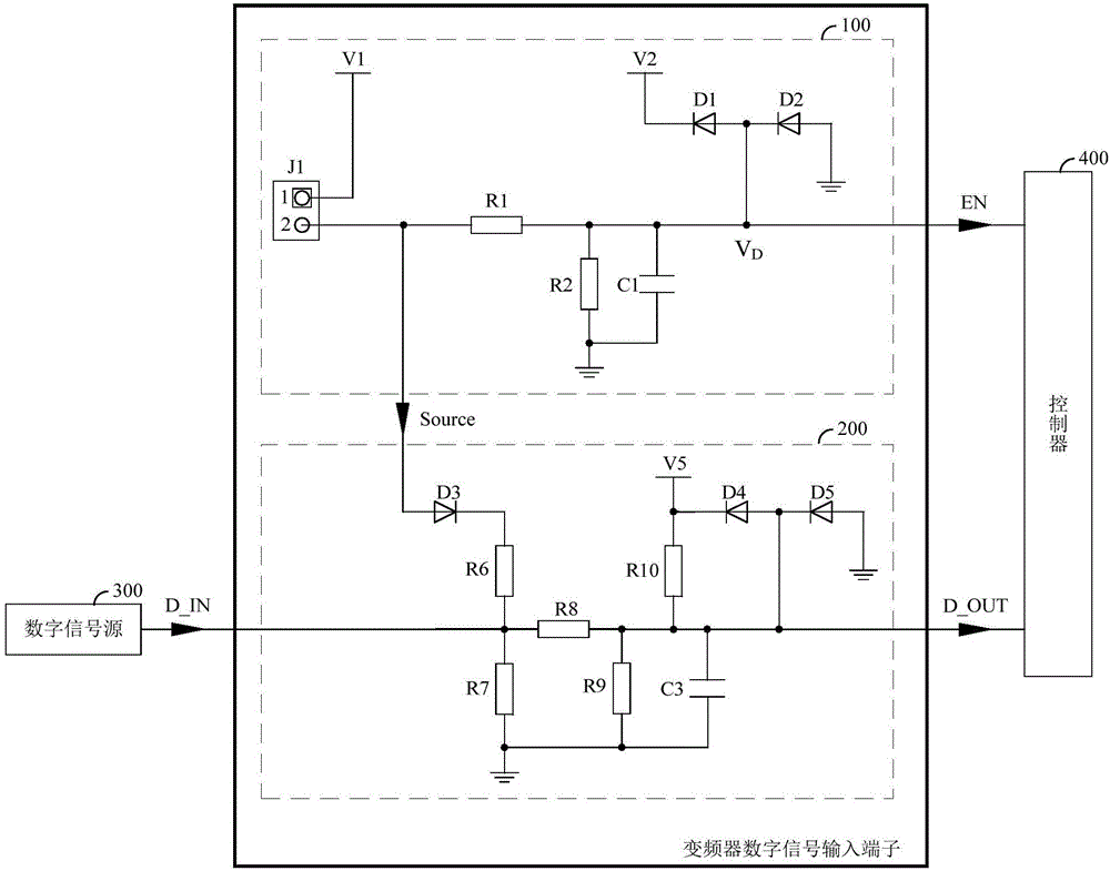 变频器数字信号输入端子及变频器的制作方法与工艺