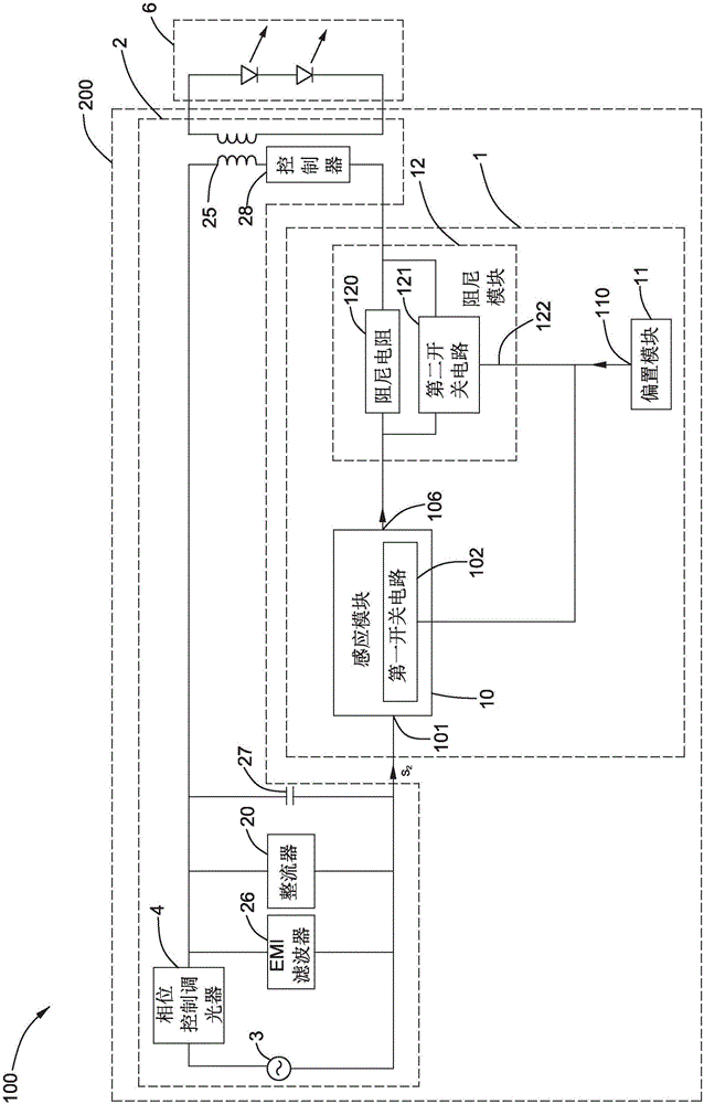 一种阻尼电路、LED驱动器和LED照明系统的制作方法与工艺