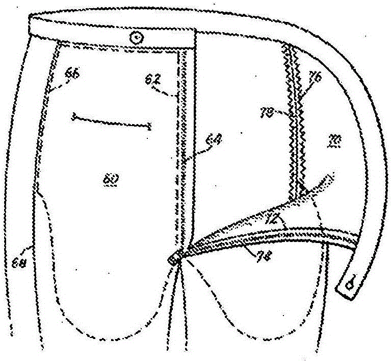 具有多层内部腹部支撑嵌片的服装的制作方法与工艺