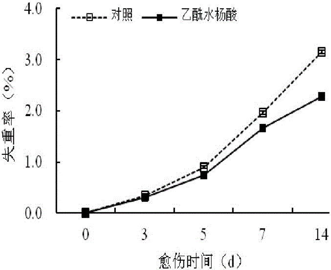 一種乙酰水楊酸促進馬鈴薯塊莖快速愈傷的方法及其應用與流程