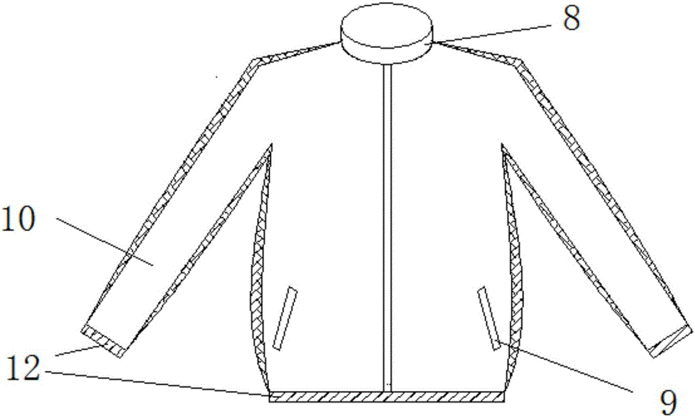 可缓解外界高温的四恒空调服的制作方法与工艺