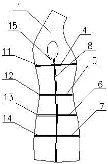 一种带发光带的服装人台的制作方法与工艺