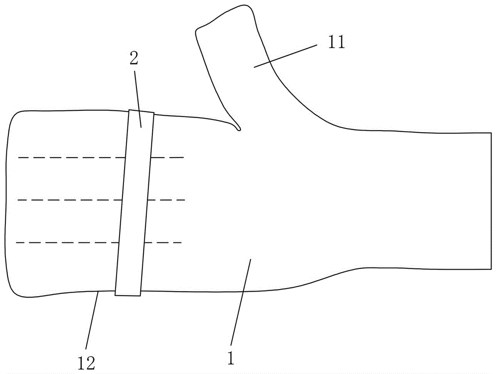 手掌式露指防压疮保护手套的制作方法与工艺