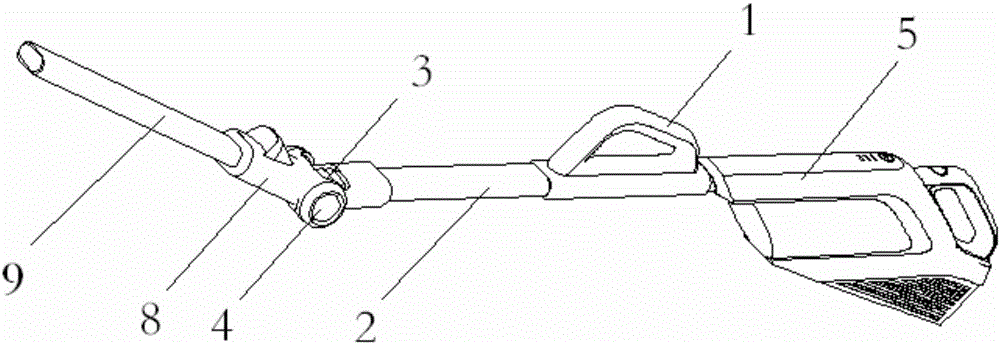 一种杆式手持吸尘器的制作方法与工艺