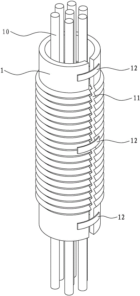 管状管路整理结构的制作方法与工艺